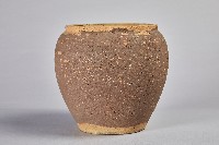 陶製紅胎褐色素面罐藏品圖，第4張