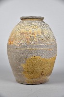 陶製紅胎黑釉條紋罐藏品圖，第2張