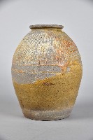 陶製紅胎黑釉條紋罐藏品圖，第3張