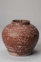 陶製紅釉素面壺藏品圖，第1張