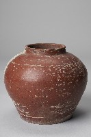 陶製紅釉素面壺藏品圖，第4張