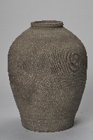 陶製灰胎條紋甕藏品圖，第3張
