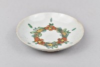 五彩花圈紋碟藏品圖，第1張