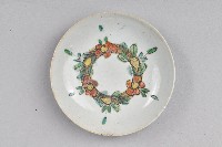 五彩花圈紋碟藏品圖，第3張