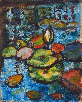 睡蓮倒影藏品圖，第1張