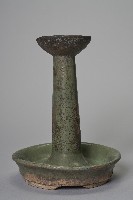綠釉燭臺藏品圖，第3張