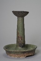 綠釉燭臺藏品圖，第4張