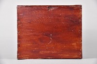 桌上型紅褐色木製三層櫃藏品圖，第4張