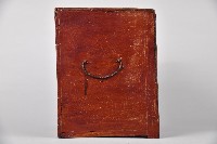 桌上型紅褐色木製三層櫃藏品圖，第5張