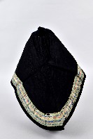 黑底綠滾邊風帽藏品圖，第3張