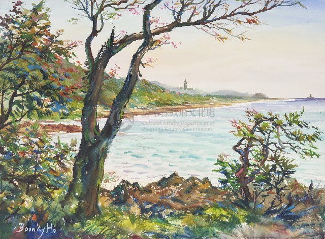 鵝鑾鼻燈塔遠眺藏品圖，第1張