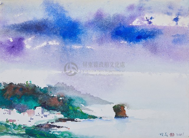 清晨遠眺藏品圖，第1張