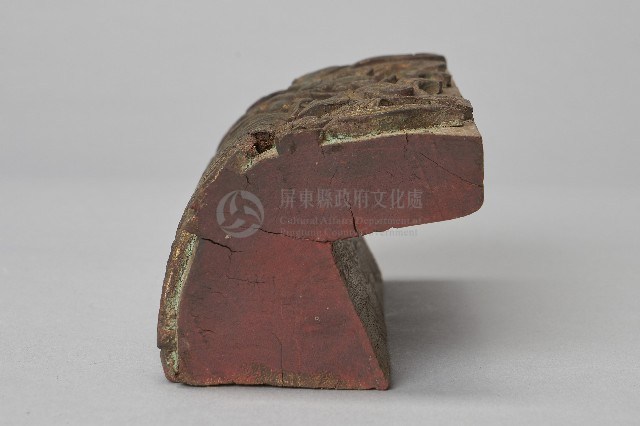 浮雕彩繪麒麟匾額底座-2藏品圖，第3張