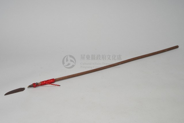 大武山狩獵勇士-木製短槍藏品圖，第2張