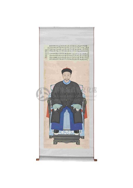 江府祖先畫像-男藏品圖，第1張