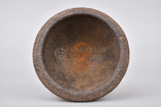 鐵製磨藥杵臼組-磨藥臼藏品圖，第2張