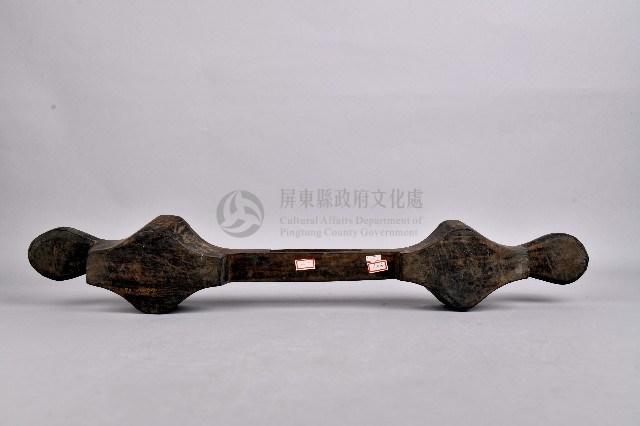 百步蛇紋木製雙連杯藏品圖，第3張