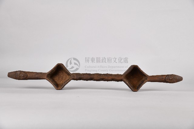 人面木製雙連杯藏品圖，第2張
