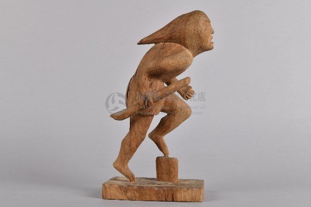 持棍奔跑人偶藏品圖，第4張