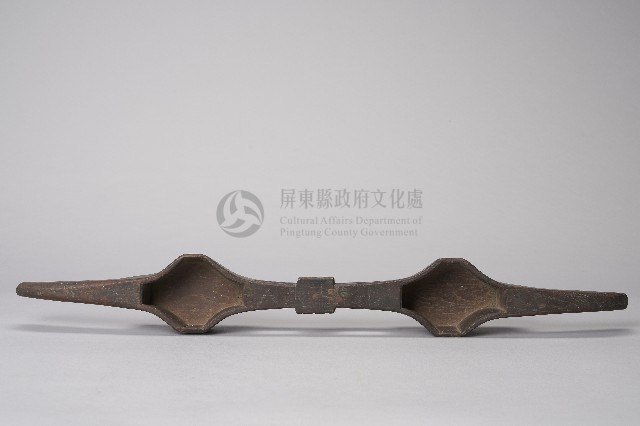 人面木製雙連杯藏品圖，第1張
