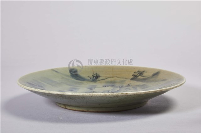 墨青農舍彩繪瓷盤藏品圖，第2張