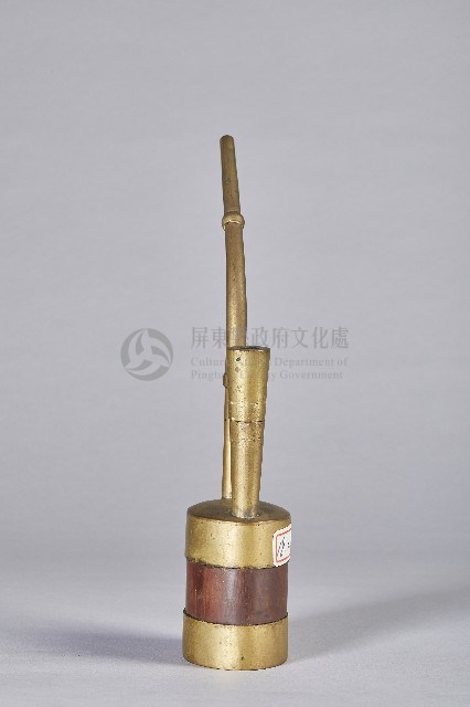 紅漆木製單筒水煙斗藏品圖，第4張