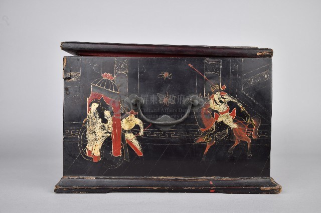 黑漆人像梳妝盒藏品圖，第4張