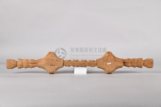 人像山羊頭木製雙連杯藏品圖，第3張