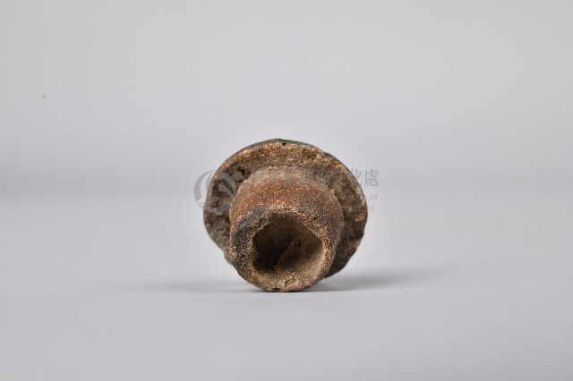 綠釉陶壺-壺蓋藏品圖，第3張