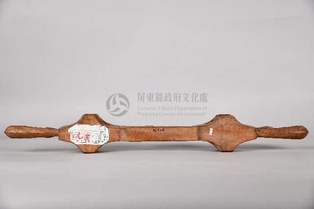山豬百步蛇紋木製雙連杯藏品圖，第3張