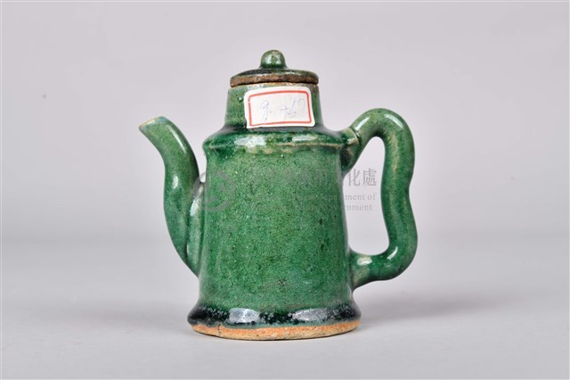 綠釉陶壺藏品圖，第1張
