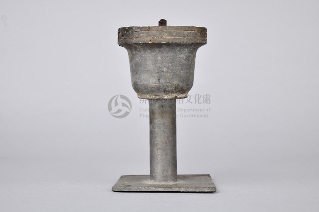 方底錫合金製燭台-燭台-2藏品圖，第2張