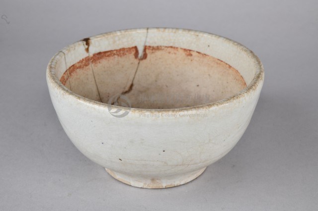 陶製白釉素面藥缽藏品圖，第3張