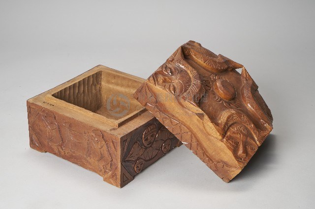 木製巫醫箱藏品圖，第3張