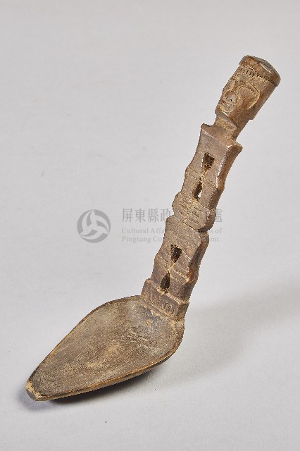 鏤雕人像木製匙藏品圖，第3張