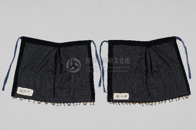 黑絨布女性服飾-護腳布藏品圖，第2張