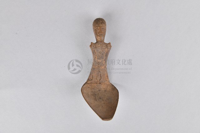浮雕人像木製匙藏品圖，第1張