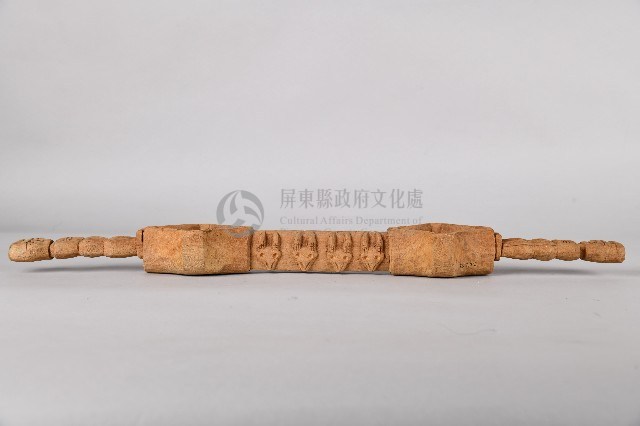 人像山羊頭木製雙連杯藏品圖，第1張