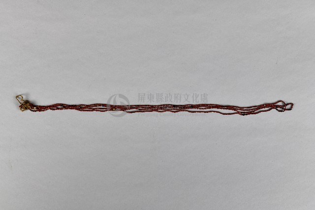 紅棕色琉璃珠飾藏品圖，第2張