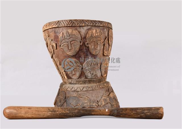 浮雕人像及幾何杵臼藏品圖，第2張