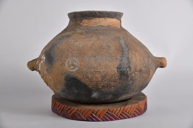 雙耳陶製煮壺藏品圖，第2張