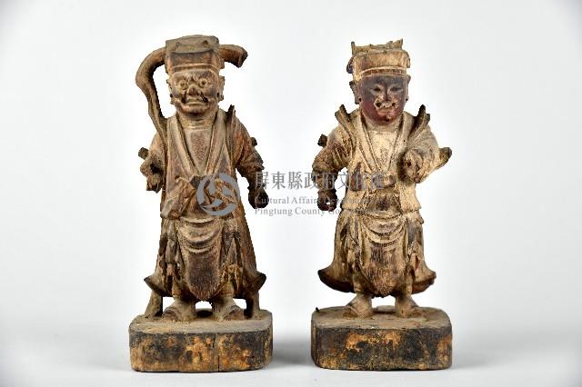 趙、康將軍像木雕藏品圖，第2張