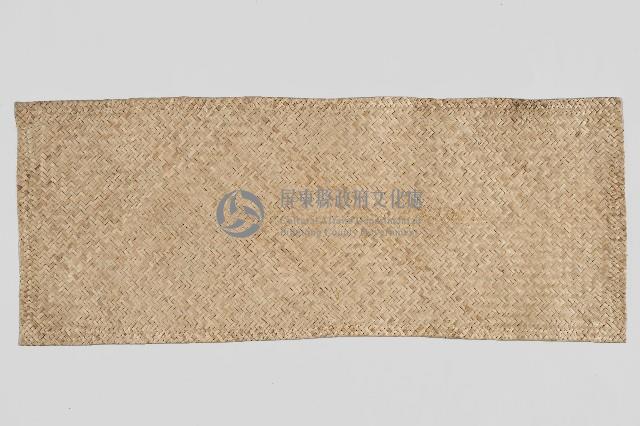 編織月桃葉製單人草蓆藏品圖，第2張