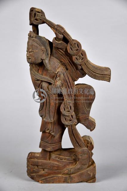 神仙舞木雕像藏品圖，第1張