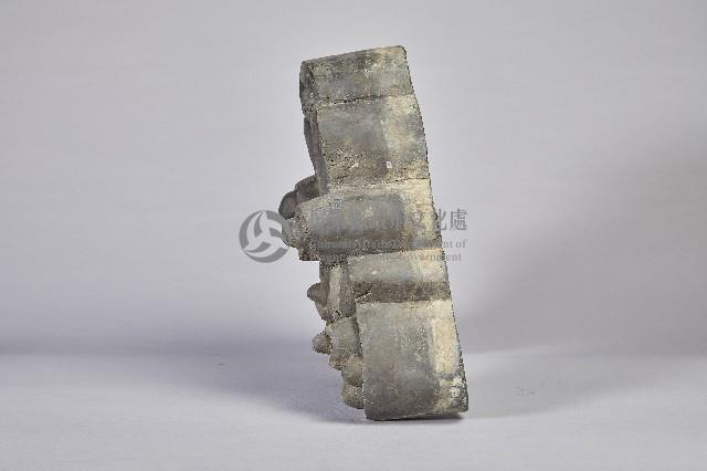 浮雕卷葉雲紋鬼瓦-1藏品圖，第2張