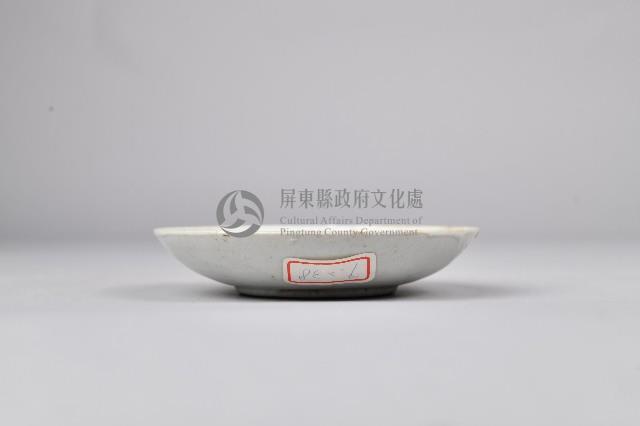 五彩花圈紋碟藏品圖，第2張