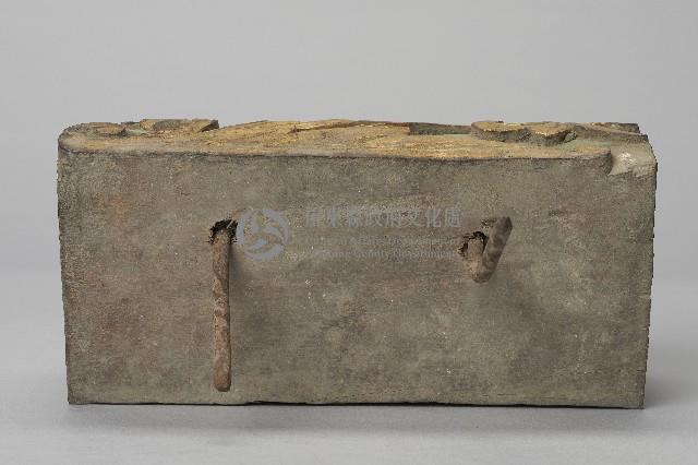 浮雕綠底金漆捲草紋斗拱-2藏品圖，第2張