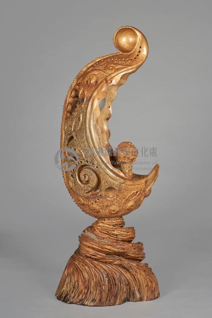 香樟魚紋木雕藏品圖，第4張