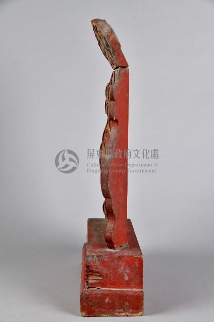 木製福德正神雕花神位藏品圖，第3張