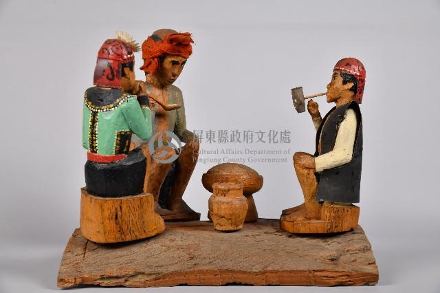 彩繪飲食人物群像藏品圖，第3張